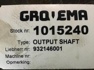 Liebherr Abtriebswelle